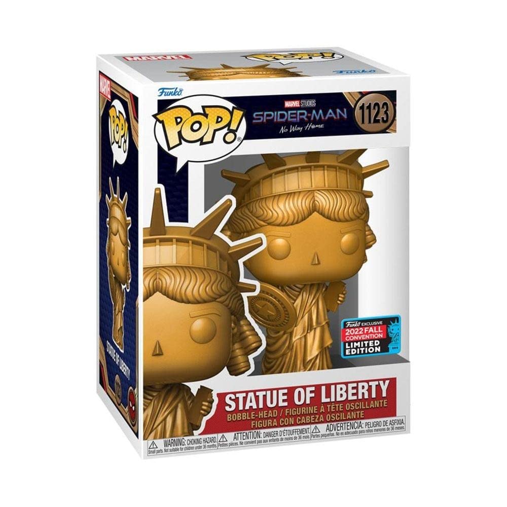 Funko Pop! Marvel: Spider-Man: No Way Home - Lady Liberty with Shield - Exclusiva Amazon - Figura de Vinilo Coleccionable - Idea de Regalo - Mercancia Oficial - Juguetes para Niños y Adultos