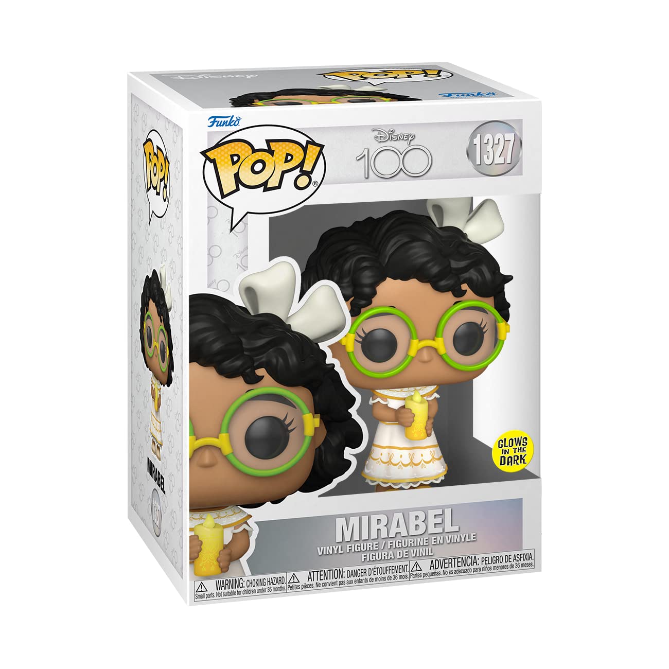 Funko Pop! Disney: Disney 100 - Mirabel - Glow In The Dark - Figura de Vinilo Coleccionable - Idea de Regalo - Mercancia Oficial - Juguetes para Niños y Adultos - Movies Fans