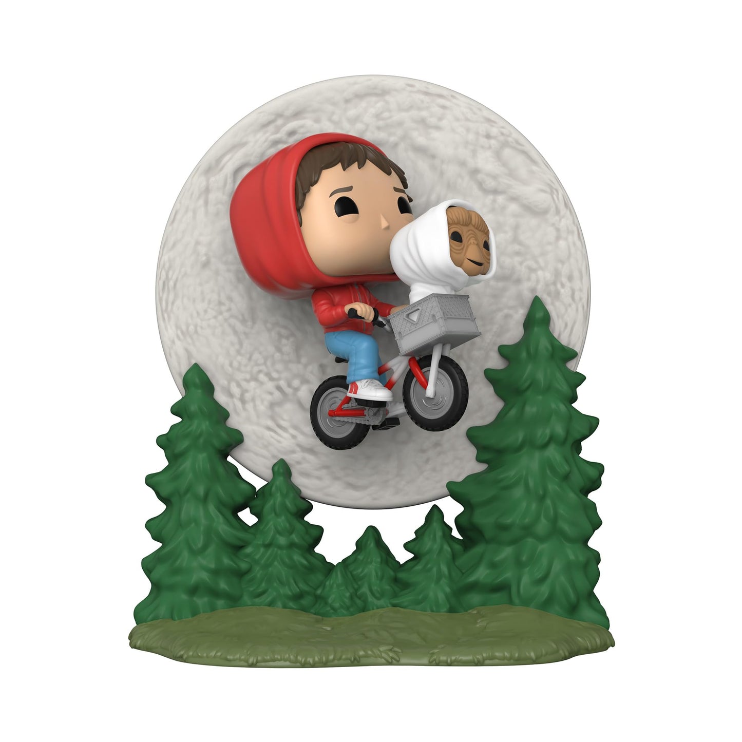 Funko Pop! Moment: ET - Elliott - Elliot and ET Flying - Glow In The Dark - E.T. The Extra Terrestrial - Figura de Vinilo Coleccionable - Idea de Regalo - Mercancia Oficial - Movies Fans