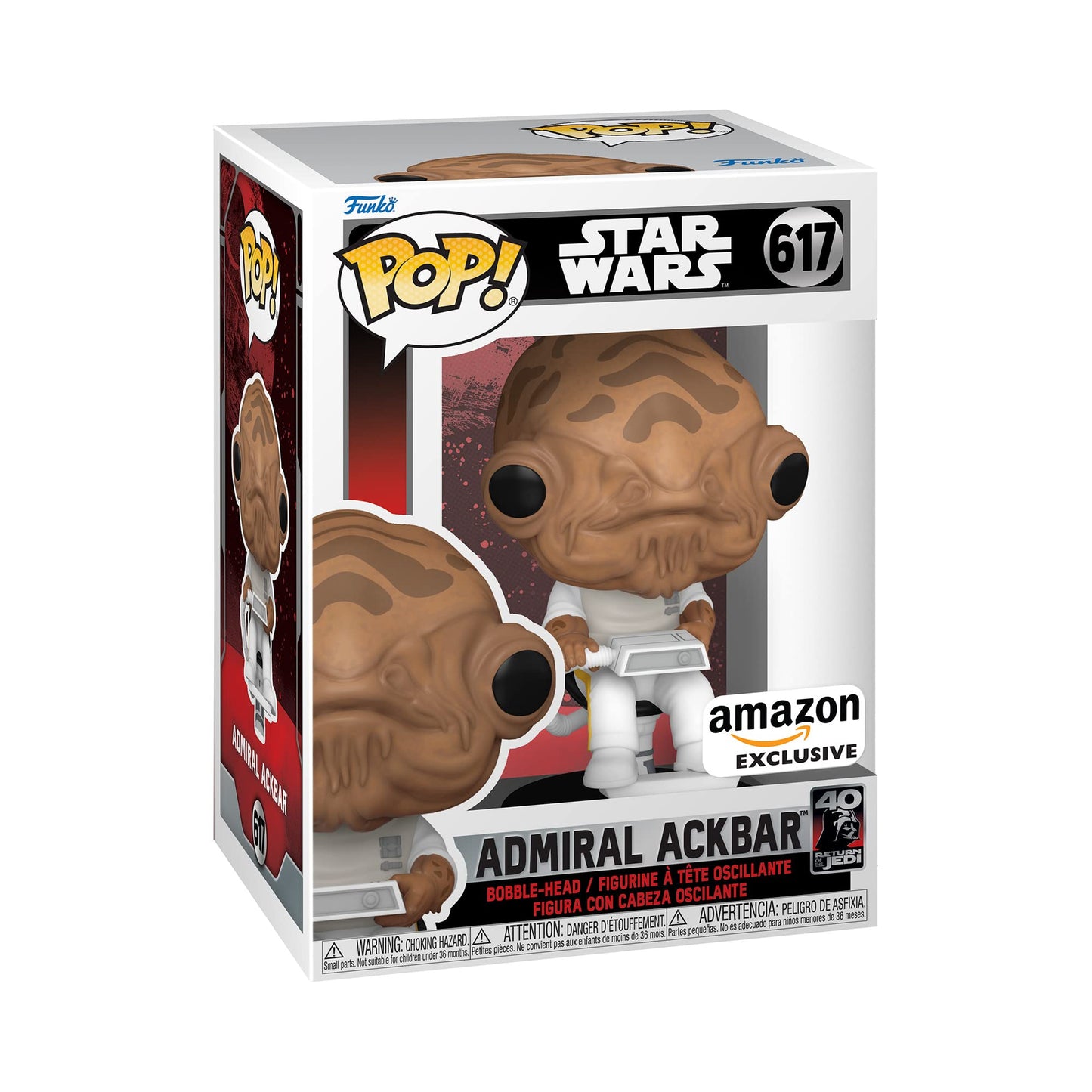 Funko Pop! Star Wars: El retorno del Jedi- Admiral Ackbar