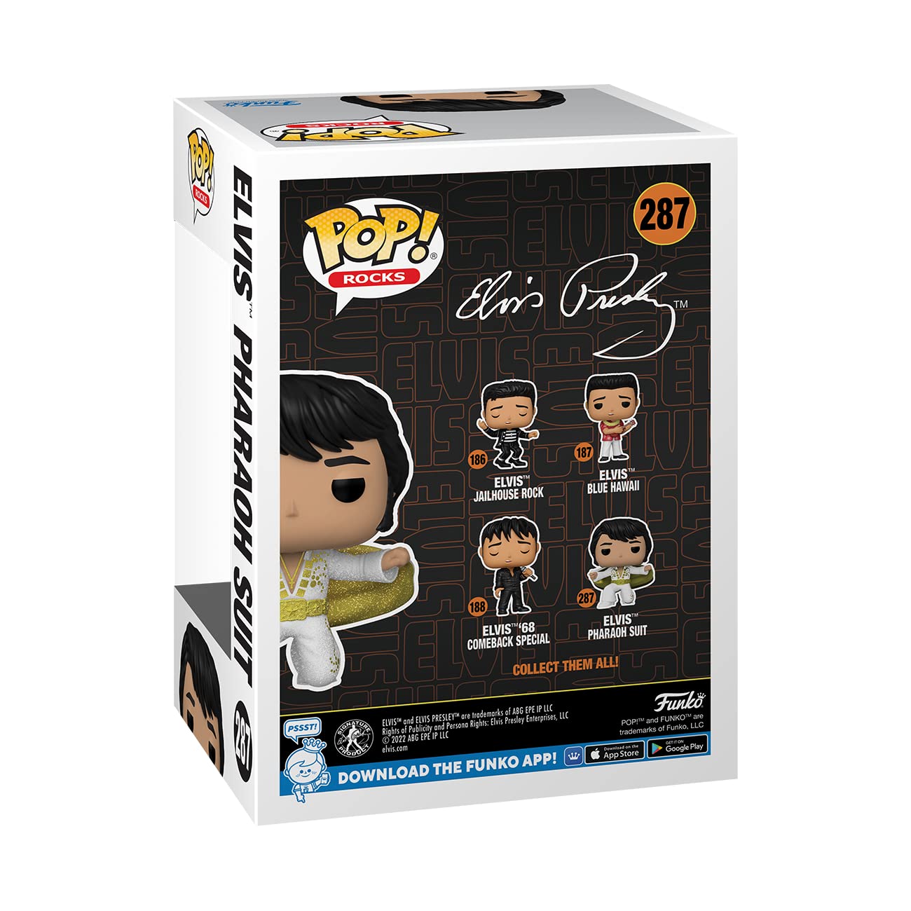 Funko POP Rocks: Elvis Presley-Pharaoh(DGLT)