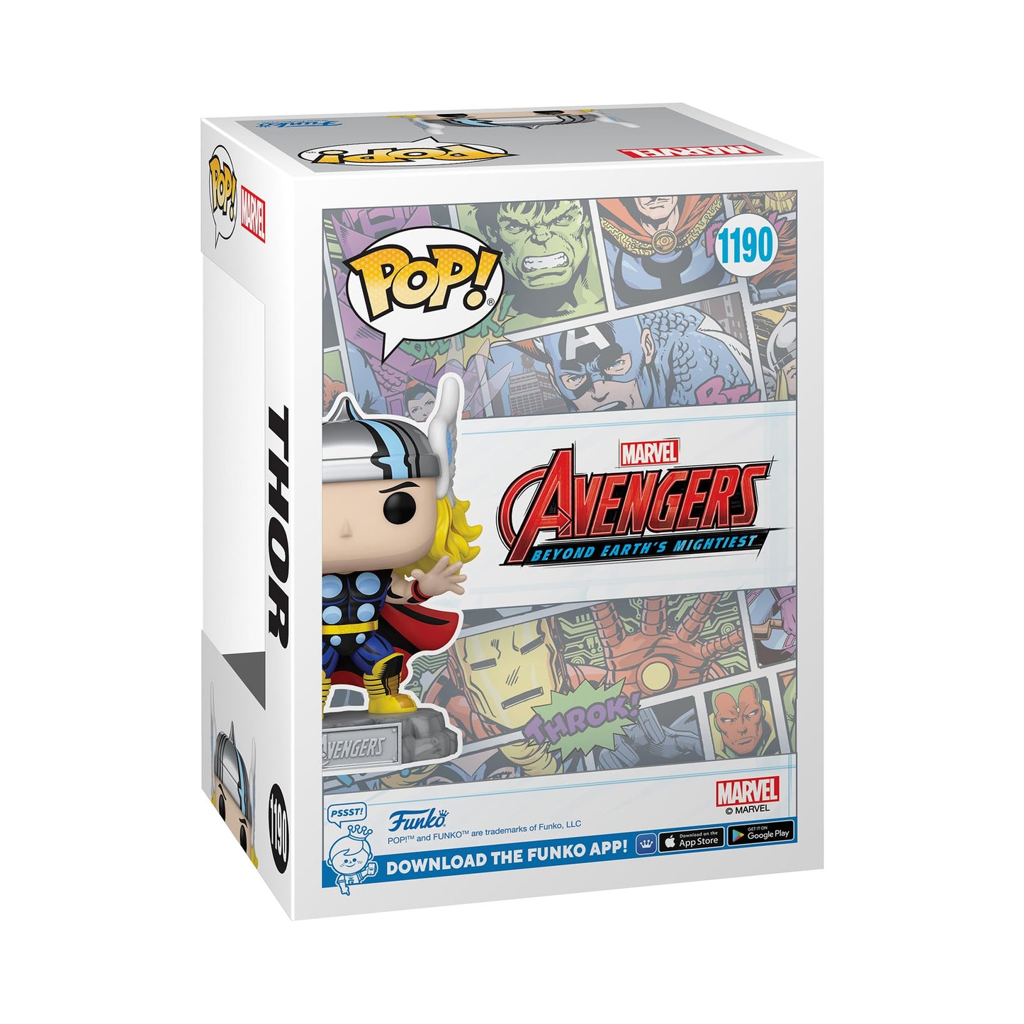 Funko Pop! Marvel: A60- Comic Thor with Enamel Pin - Marvel Comics - Cómics Marvel - Exclusiva Amazon - Figura de Vinilo Coleccionable - Idea de Regalo - Mercancia Oficial - Comic Books Fans